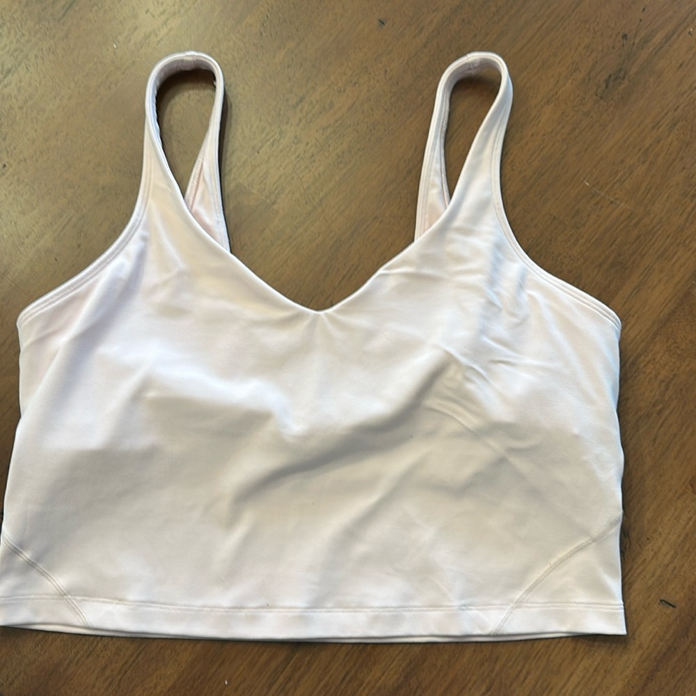 Lululemon align tank - light pink size 12